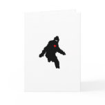 Sasquatch Heart Valentine Card