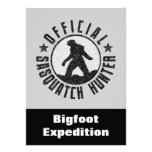 Sasquatch Hunter Funny Invitation to find Bigfoot