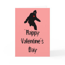 Sasquatch Love:  Happy Valentine's Day Greeting Cards