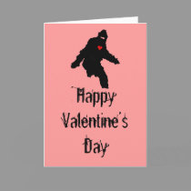 Sasquatch Love:  Happy Valentine's Day cards