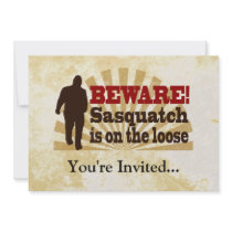 Sasquatch on the Loose Invites