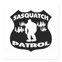 Sasquatch Patrol Forest Badge Stickers