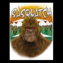 Sasquatch postcards