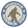 Sasquatch Research Team Round Sticker
