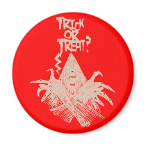 Sasquatch Trick or Treat magnets