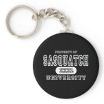 Sasquatch University Dark Keychain