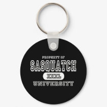 Sasquatch University Dark keychains by universityshirts Sasquatch University Dark keychains