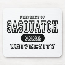 Sasquatch University mousepads
