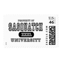 Sasquatch University postage