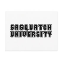 Sasquatch University postcards