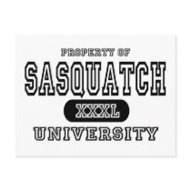 Sasquatch University postcards