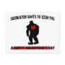 Sasquatch Valentines Day Postcards