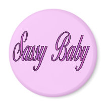 sassy baby pink magnets by DonnaGrayson sassy baby pink magnets