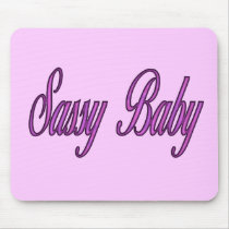 sassy baby pink mousepads by DonnaGrayson sassy baby pink mousepads