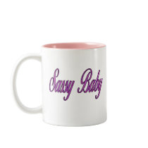 sassy baby pink mugs by DonnaGrayson sassy baby pink mugs