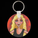 Sassy Blonde - keychain