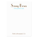 Sassy Bow & Jewelry Display Card business cards