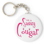 Sassy Cougar Keychains