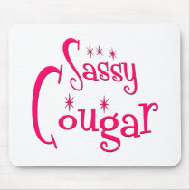 Sassy Cougar mousepads