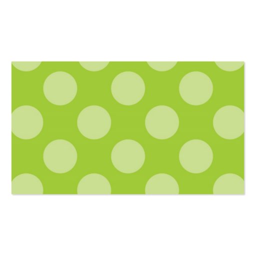 Sassy Dots Personalized Gift Enclosure Card Business Card Templates (back side)