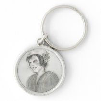 Sassy Flapper Key Chains