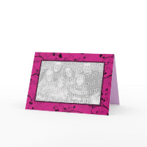 Sassy Floral Frame Greeting Card Template by mariannegilliand Sassy Floral Frame Greeting Card Template