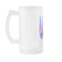 Sassy - Frosted Glass Stein Coffee Mugs