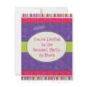 Sassy Girl Birthday Party Invitation