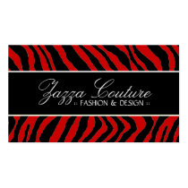 Sassy + Hip Zebra Print Business Card business cards by colourfuldesigns Sassy + Hip Zebra Print Business Card business cards