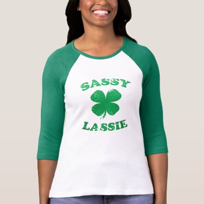 Sassy Lassie St. Patrick&#39;s Day Tee