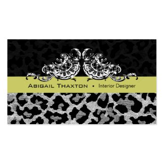 Sassy Leopard Scallop - Animal Print Designer profilecard