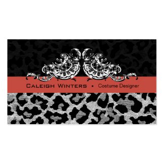 Sassy Leopard Scallop - Animal Print Designer profilecard