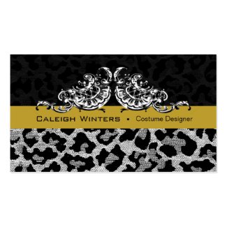 Sassy Leopard Scallop - Animal Print Designer profilecard