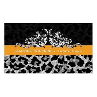 Sassy Leopard Scallop - Animal Print Designer profilecard