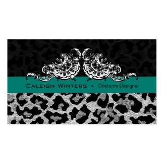 Sassy Leopard Scallop - Animal Print Designer profilecard