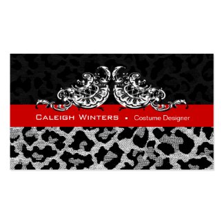 Sassy Leopard Scallop - Animal Print Designer profilecard
