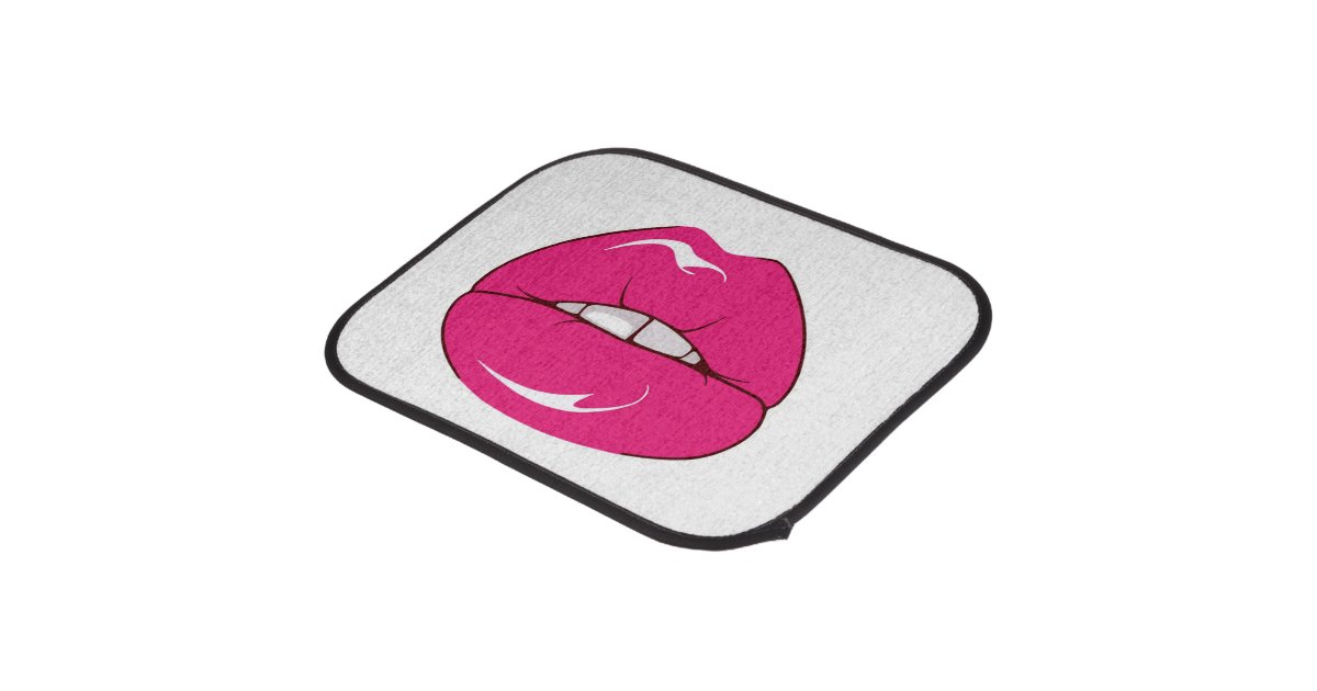sassy lips car floor mat zazzle sassy lips car floor mat zazzle