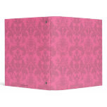 Sassy Pink Damask Custom Binder binders