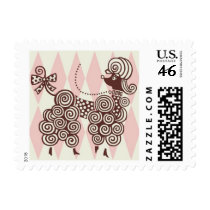Sassy Poodle Postage postage