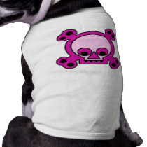 Sassy Punk Pink Skully Pet Apparel pet clothing