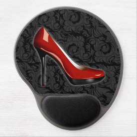 Sassy Red Shoe Gel Mouse Pads