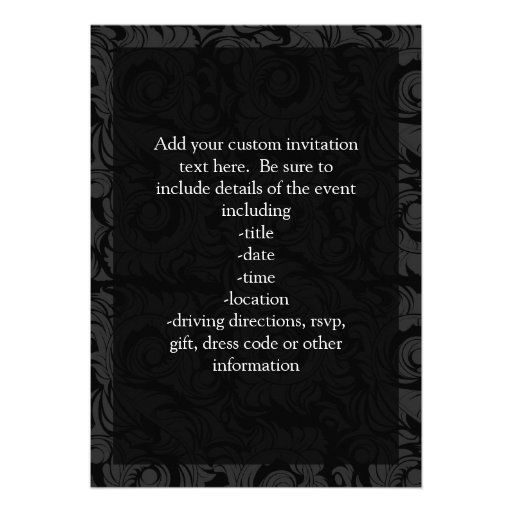 Sassy Red Shoe Invitation