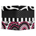 "Sassy Sierra" Zebra & Polka Dot Bohemian Garden binders
