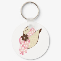 Sassy Sunhat keychains by MissNNick Sassy Sunhat keychains
