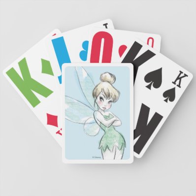 Sassy Tinker Bell Bicycle Playing Cards