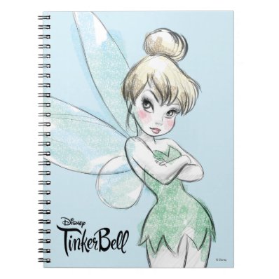Sassy Tinker Bell Spiral Notebook