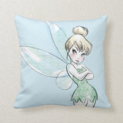 Sassy Tinker Bell Throw Pillow