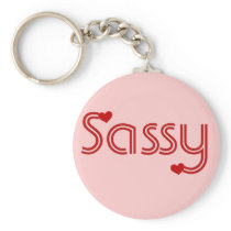 Sassy Valentine Tshirts and Gifts Keychain