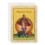 Sassy Witch Magical Halloween Party Invitation