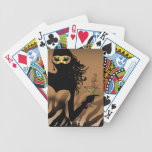 Sassy Zebra Cocktail Masquerade Party tan Deck Of Cards